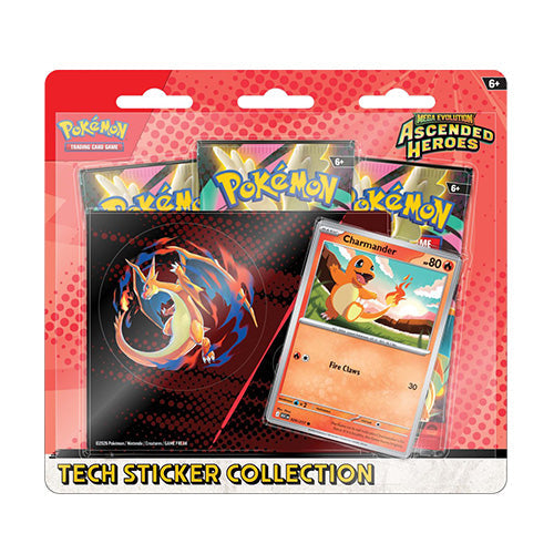 Pokemon TCG Mega Evolution Ascended Heroes Tech Sticker Collection (Charmander)