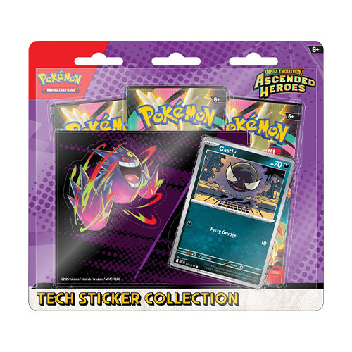 Pokemon TCG Mega Evolution Ascended Heroes Tech Sticker Collection (Gastly)