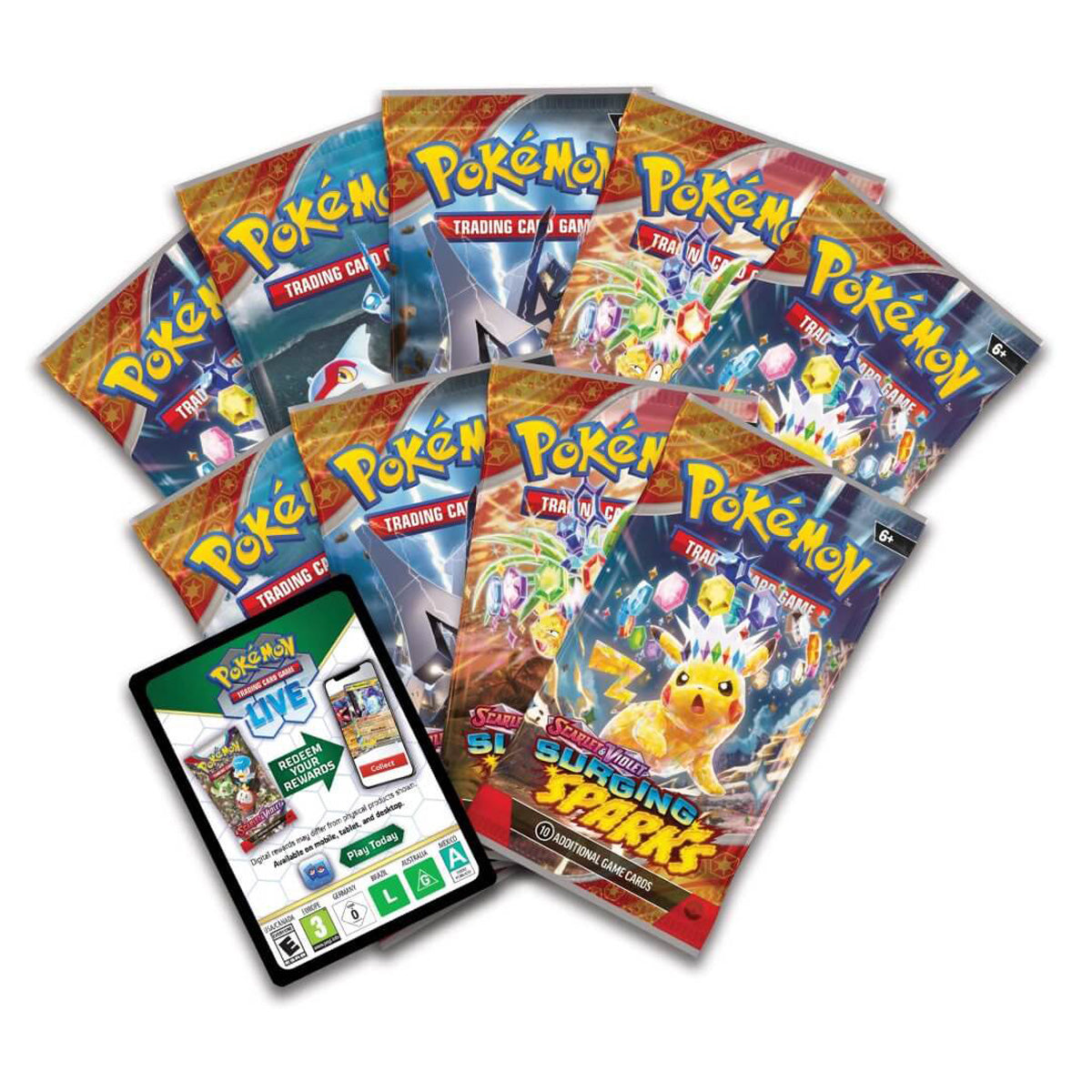 POKEMON TCG Scarlet & Violet Surging Sparks Elite Trainer Box