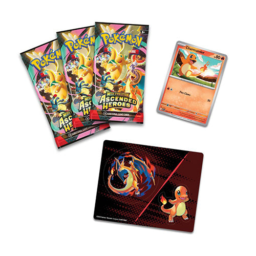Pokemon TCG Mega Evolution Ascended Heroes Tech Sticker Collection (Charmander)